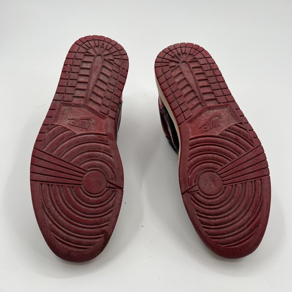 Jordan 1 Low Phat Low Bred Shoes Size 10.5 Black Varsity Red Sneakers 338145 061 - Picture 9 of 15